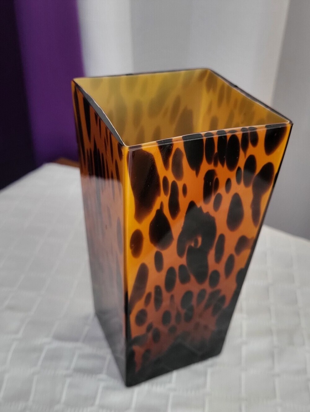 Rectangular Tortoiseshell Vase - Picture 2 of 5